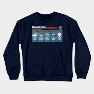Crystal Lake Forecast Crewneck Sweatshirt